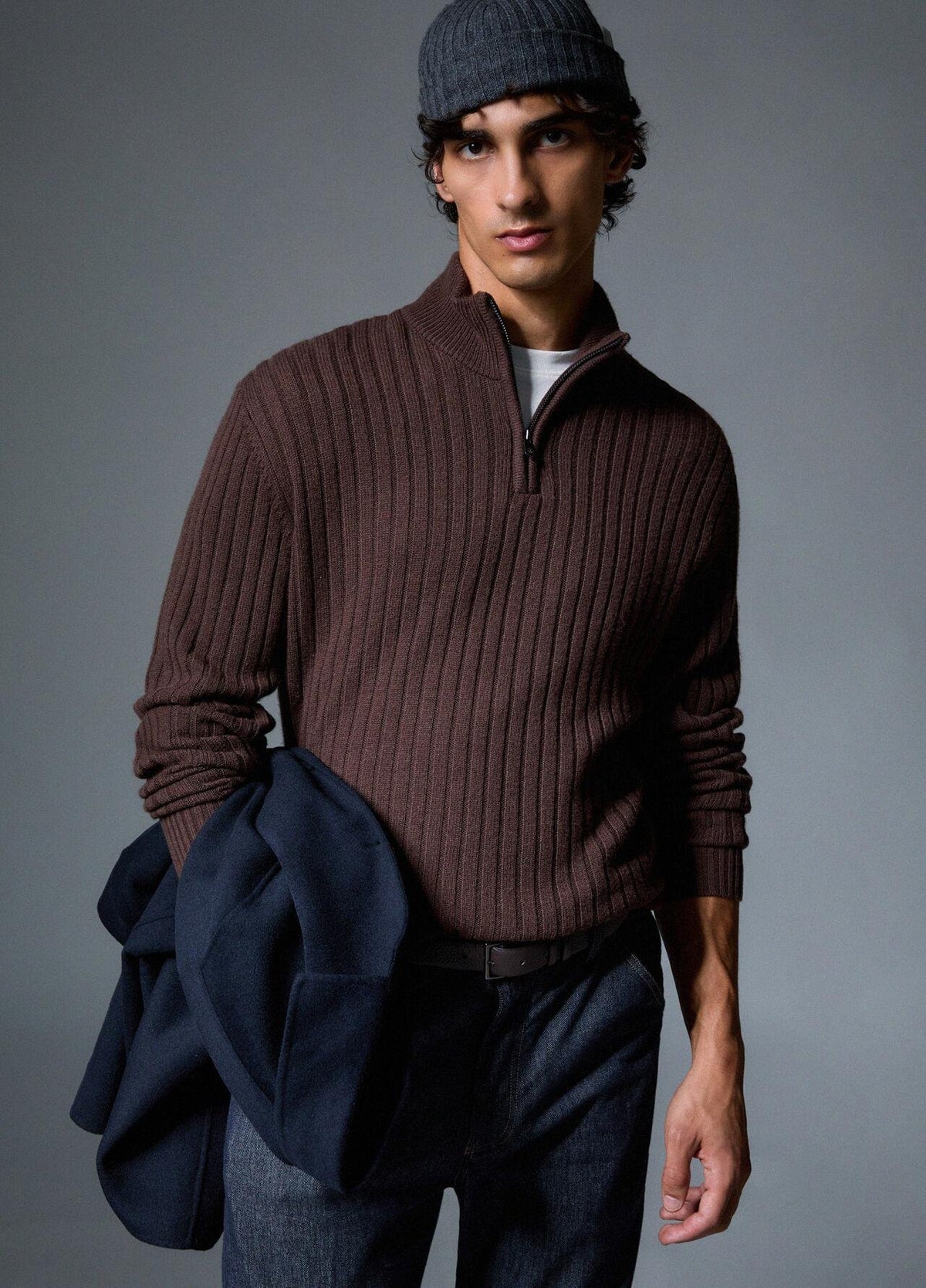 Maglia Liu Jo in lana e cashmere mezza zip