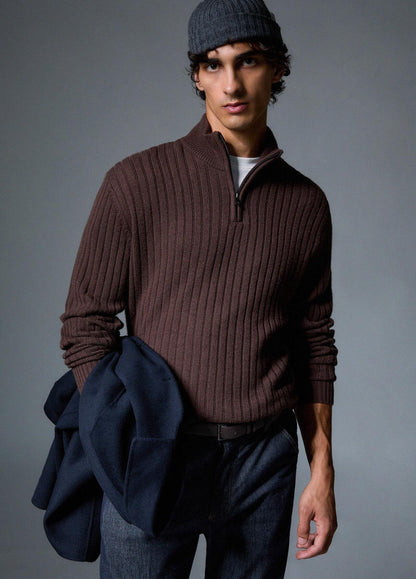 Maglia Liu Jo in lana e cashmere mezza zip