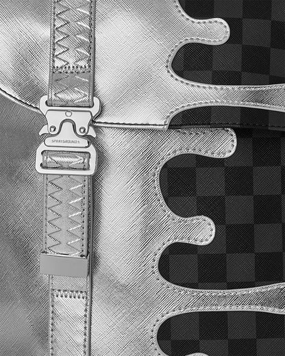 Zaino Sprayground nero SILVER SIDE DRIP BLACK CHECK MONTE CARLO