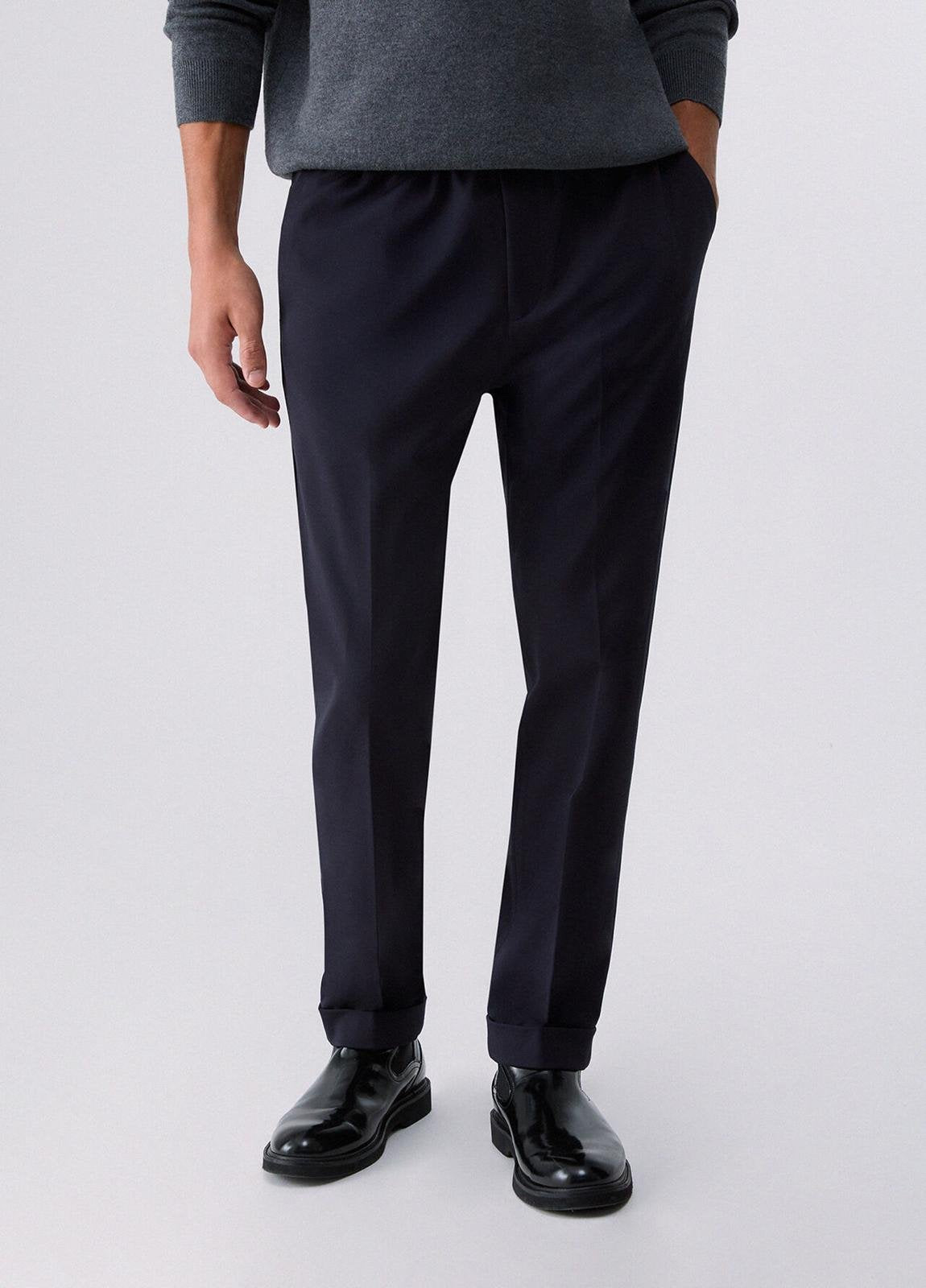 Pantalone Liu Jo "JoggJersey"con logo metallico