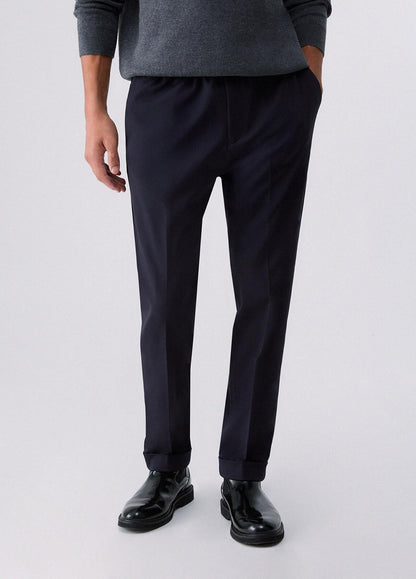 Pantalone Liu Jo "JoggJersey"con logo metallico