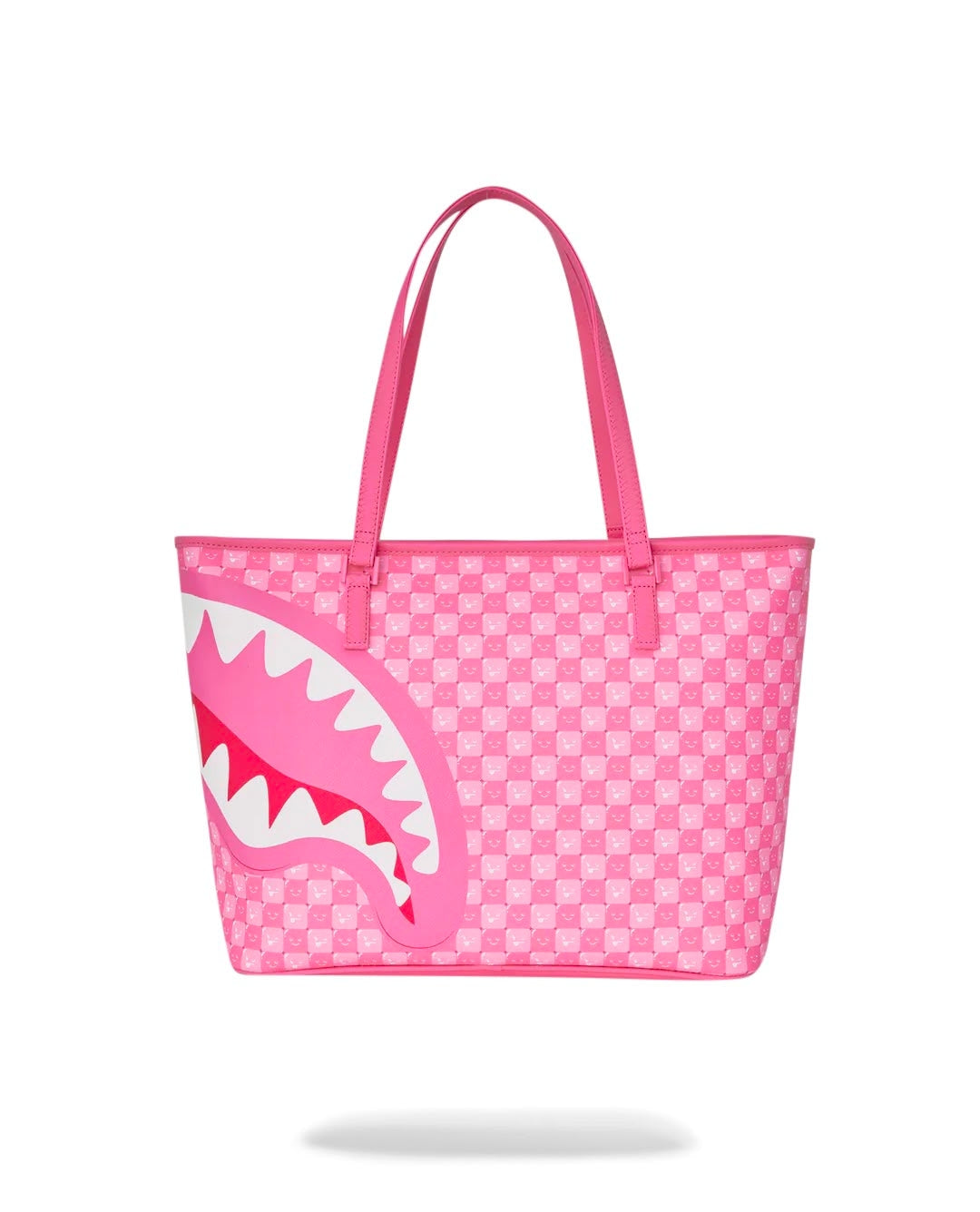 Borsa Sprayground fucsia PINK NEW CHECK FACES TOTE