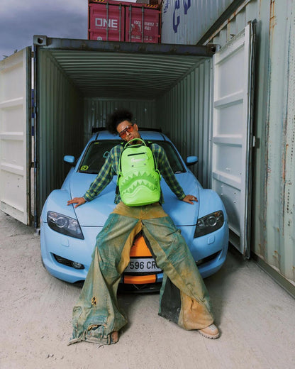Zaino Sprayground verde "GREEN MEANIE BACKPACK"