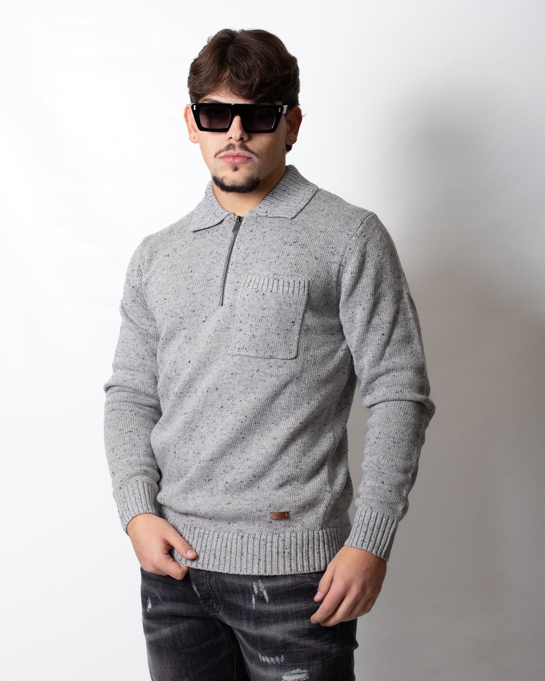 Maglia Liu Jo mezza zip uomo