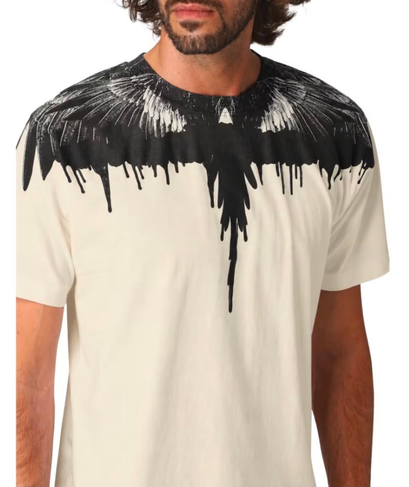T-Shirt Marcelo Burlon girocollo "Icon Wings" uomo