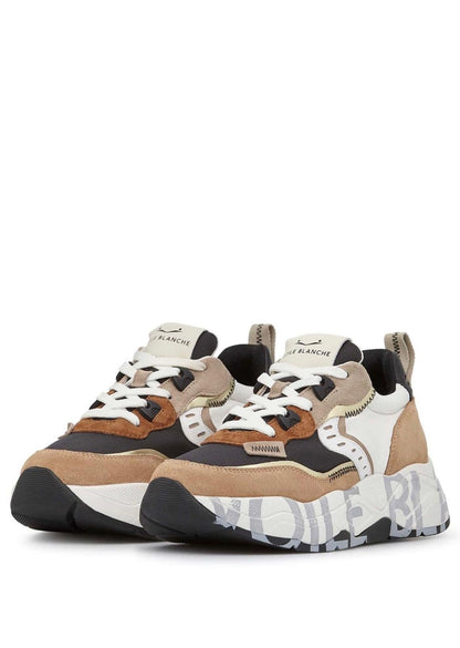 Scarpe Voile Blanche con dettagli in pelle e suede