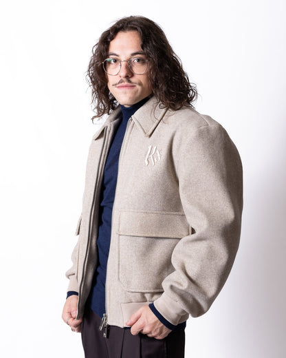 Giubbotto Richmond X con logo ricamato