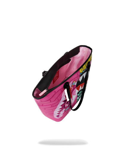 Borsa Sprayground multicolor Pink panther painting tote