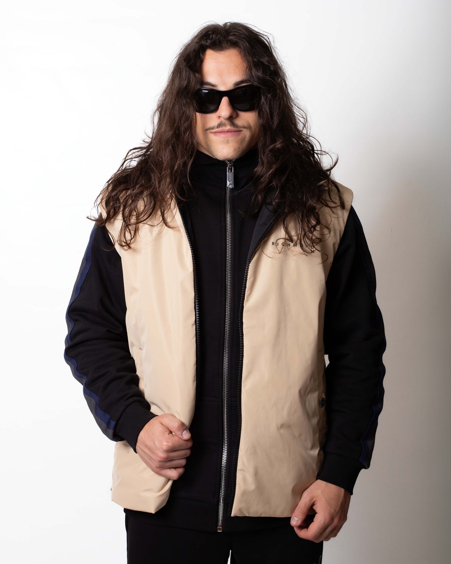 Gilet Richmond X reversibile in nylon uomo