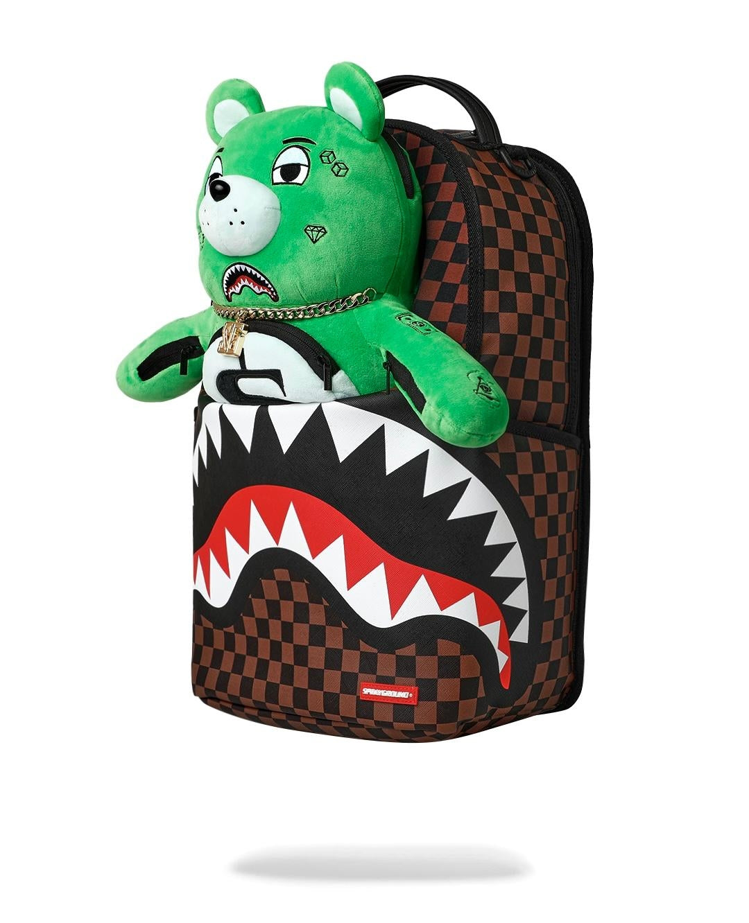 Zaino Sprayground marrone BEAR POUCH 2N1 BACKPACK