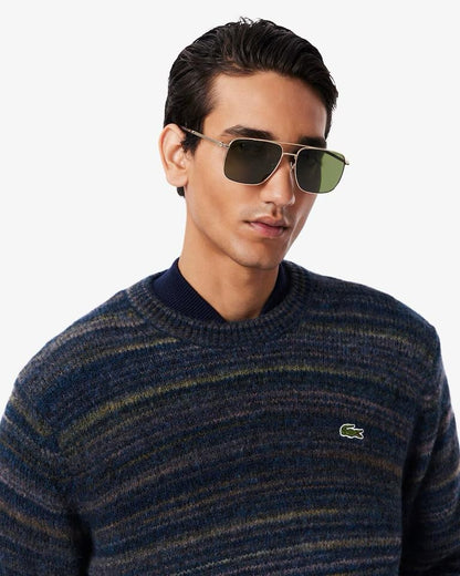 Maglia Lacoste girocollo a strisce uomo
