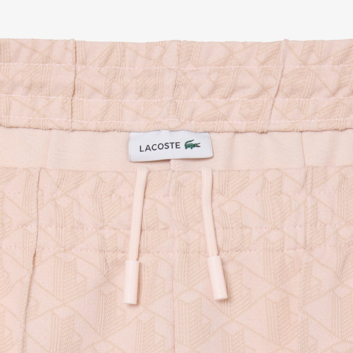Pantalone Lacoste logato allover donna