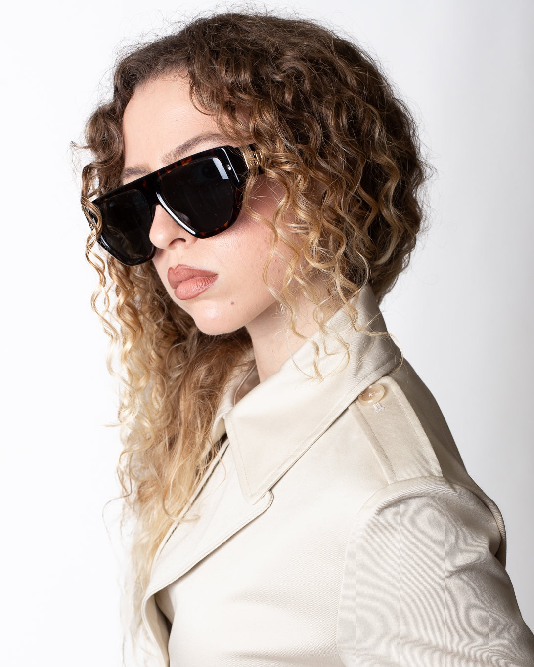 Trench Add monopetto in cotone donna