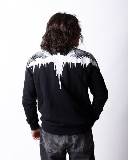 Felpa Marcelo Burlon girocollo "Icon Wings" uomo