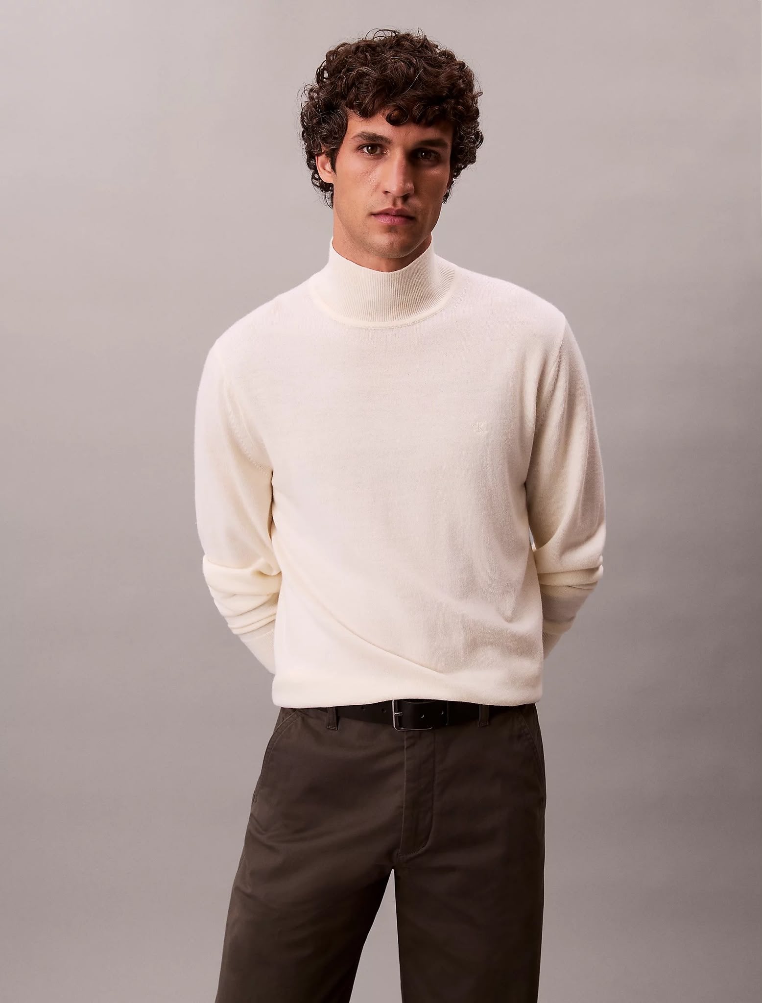 Maglia Calvin Klein in lana merino uomo