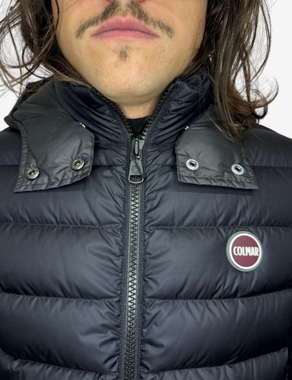 Gilet Colmar in piuma con cappuccio staccabile