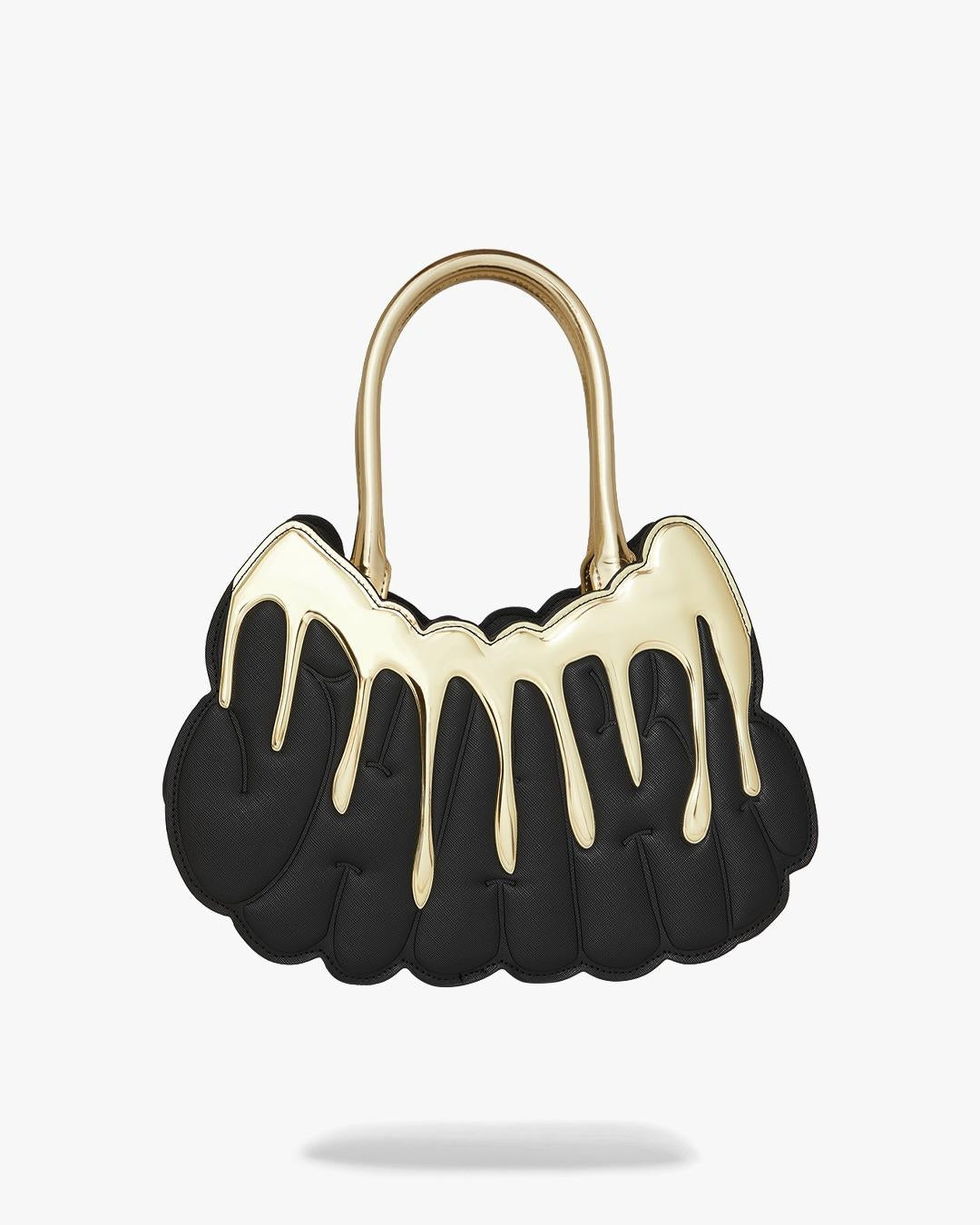 Borsa a tracolla Sprayground "GOLD AND DANGEROUS SHARK HANDBAG"