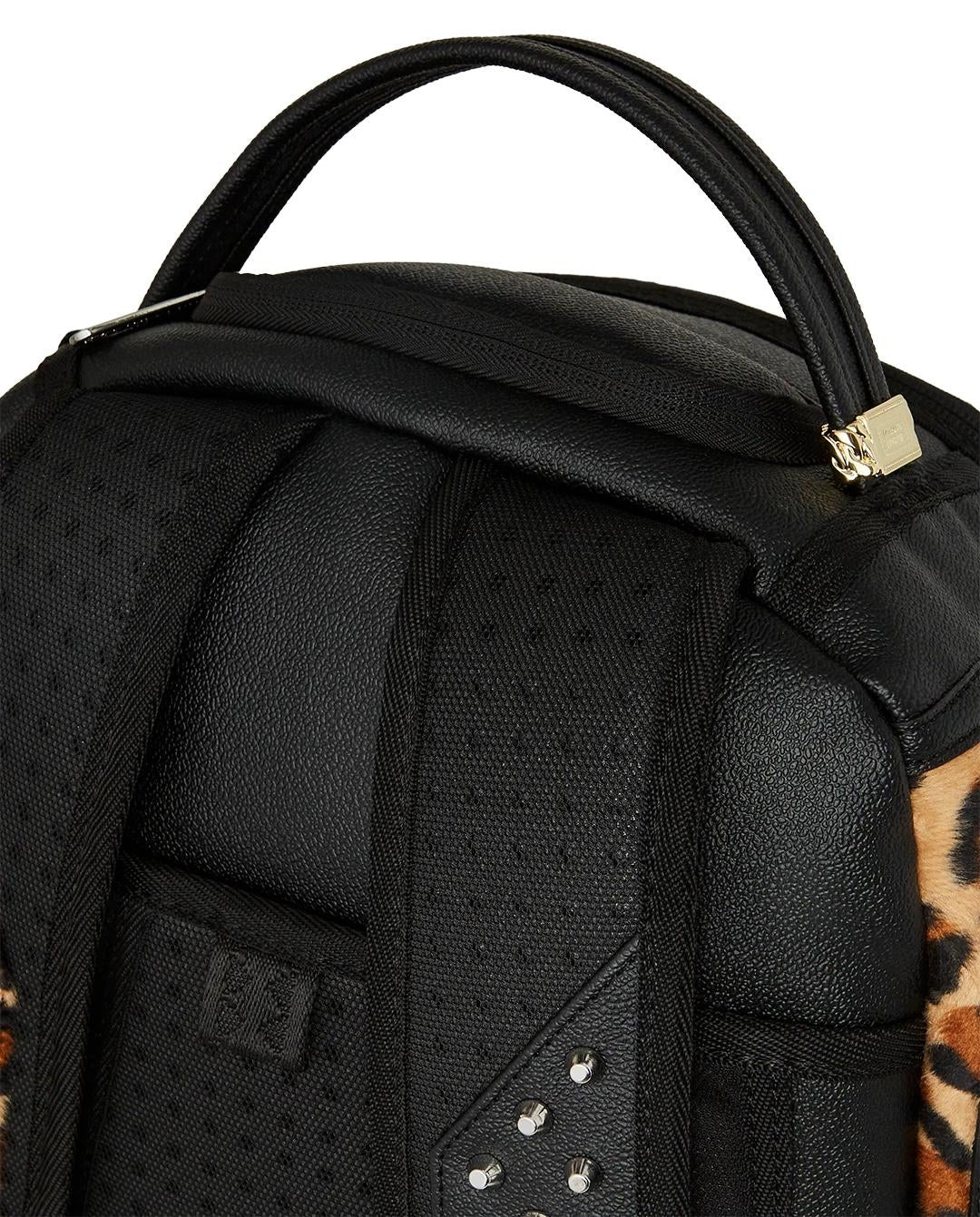 Zaino Sprayground nero Cheetah punk dlxsv backpack
