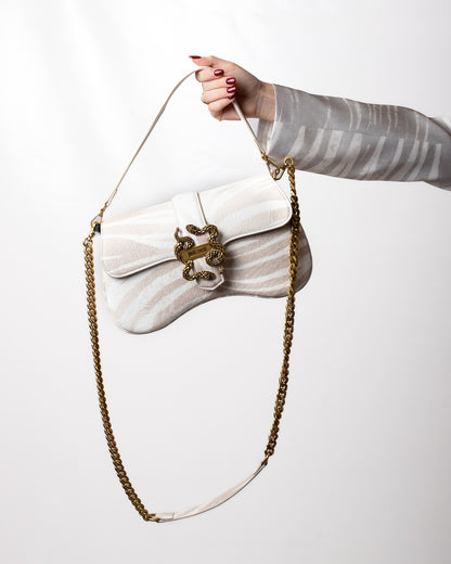 Borsa Just Cavalli "Print Natural Palm" donna