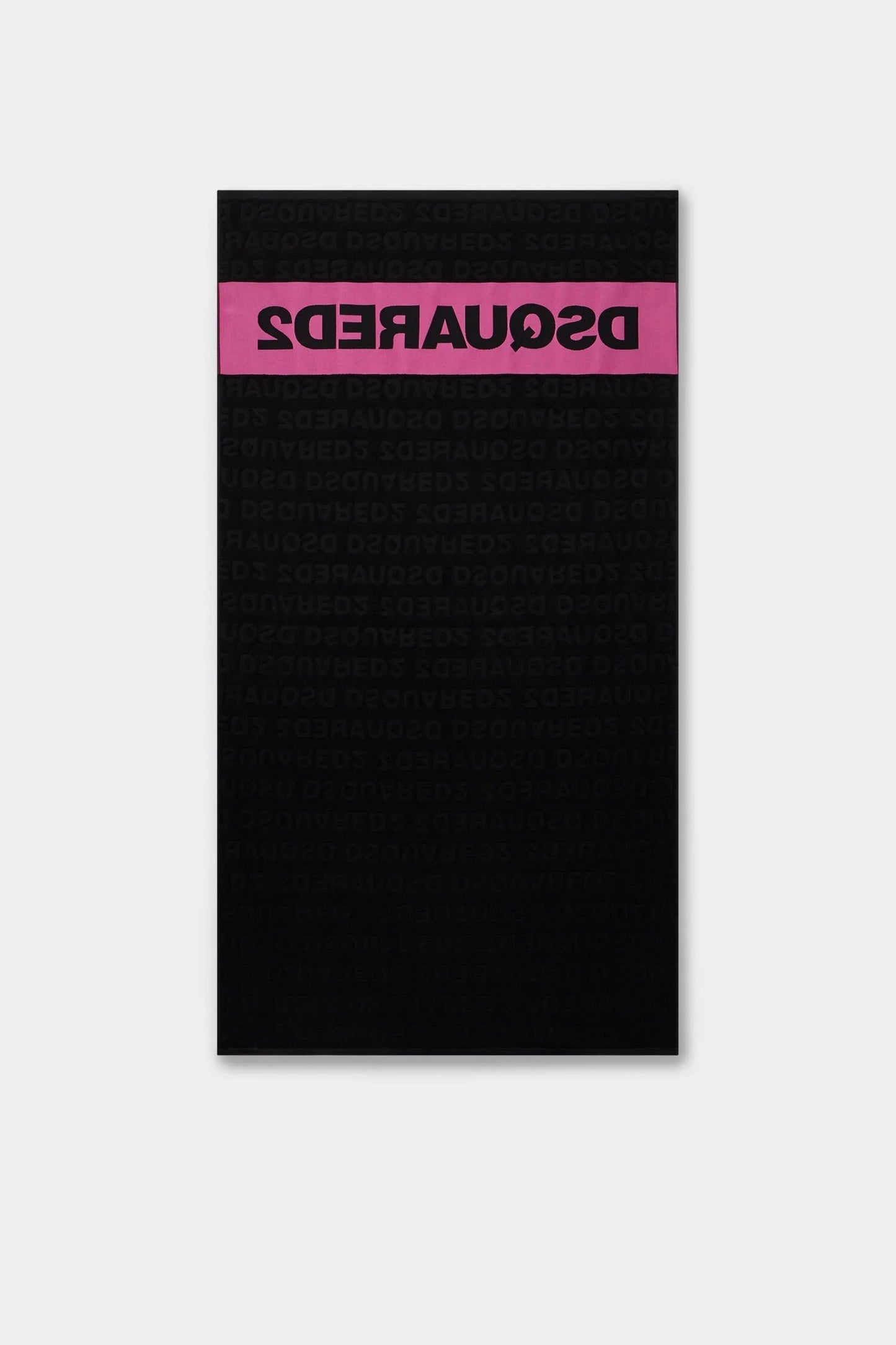 Telo mare Dsquared2 in spugna con logo all-over