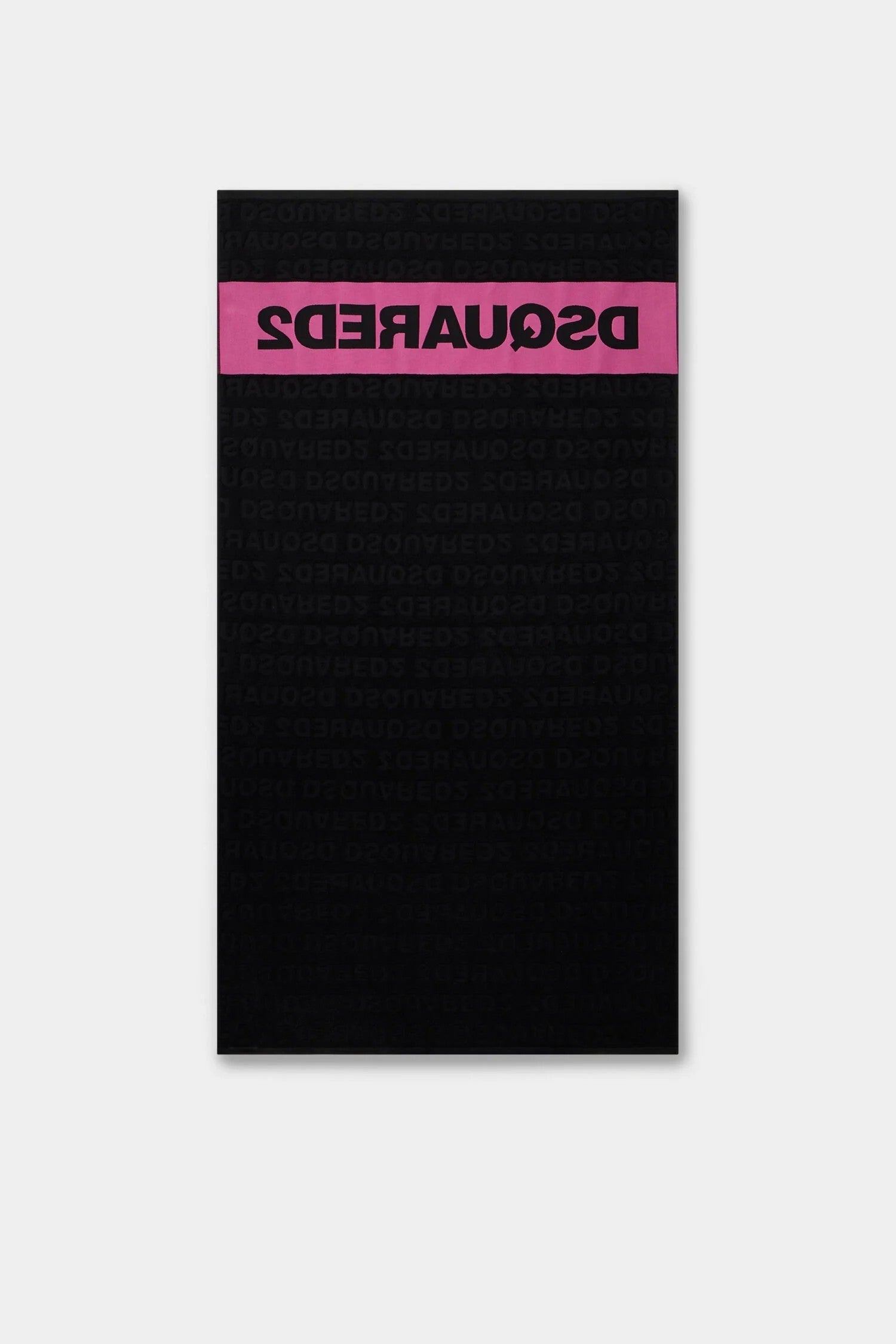 Telo mare Dsquared2 in spugna con logo all-over