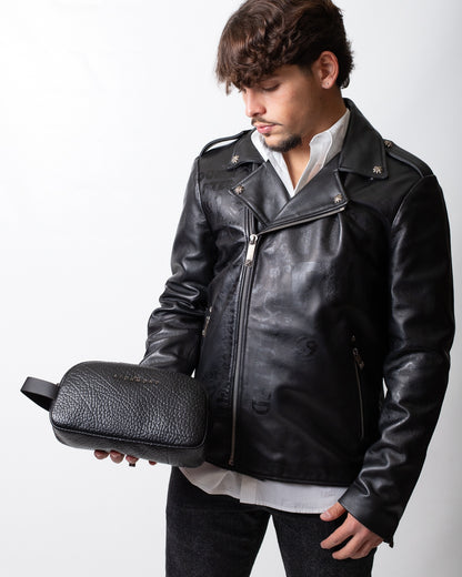 Pochette John Richmond in ecopelle uomo