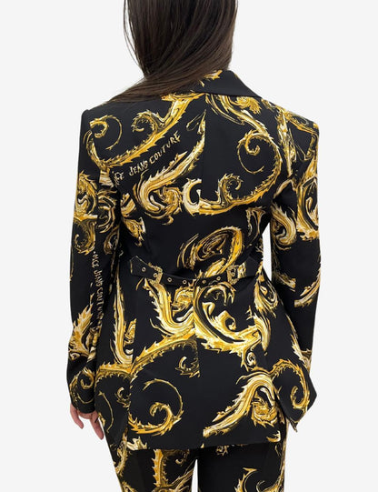 Blazer Versace Jeans Couture con fibbia Baroque donna
