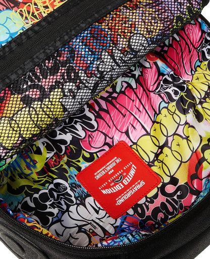 Zaino Sprayground nero Graffiti bite  dlx-bite backpack