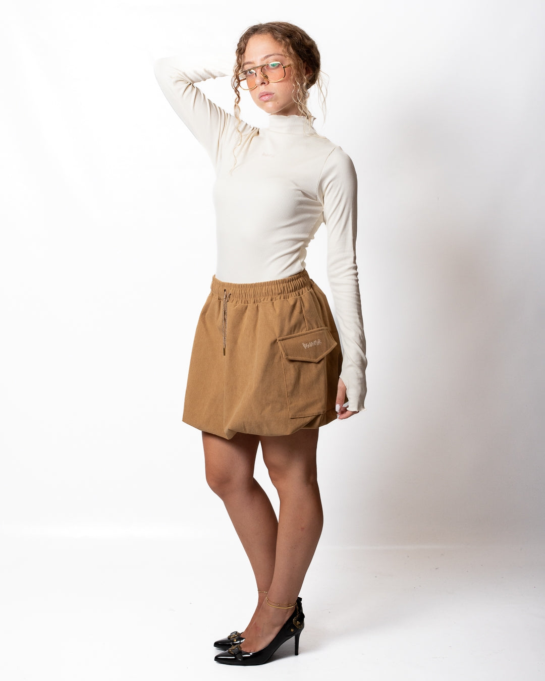 Body Disclaimer in costina con logo donna