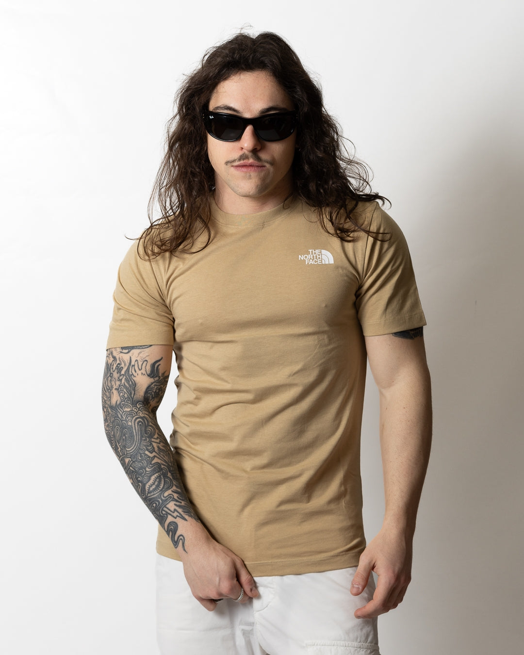 T-Shirt The North Face stampa logo box uomo