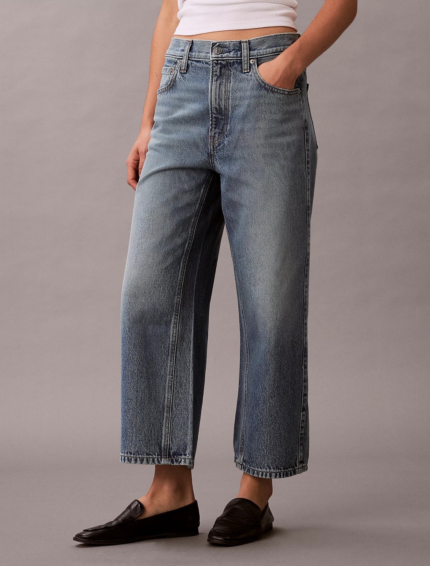Jeans Calvin Klein "High Rise Culotte" donna