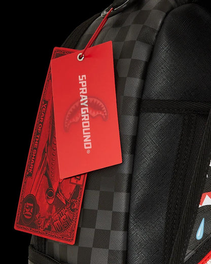 Zaino Sprayground nero Taz shark bite bag backpack