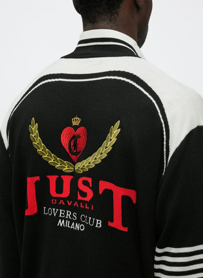 Maglia Just Cavalli polo "Logo Jacquard" uomo