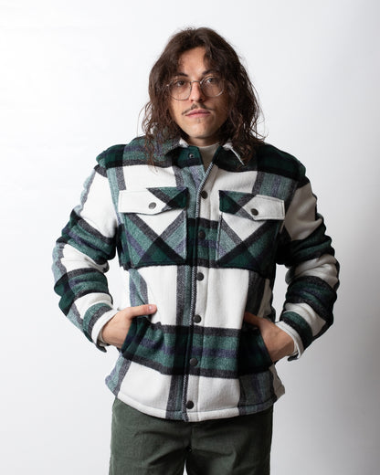 Giubbotto Liu Jo a quadri in misto lana uomo