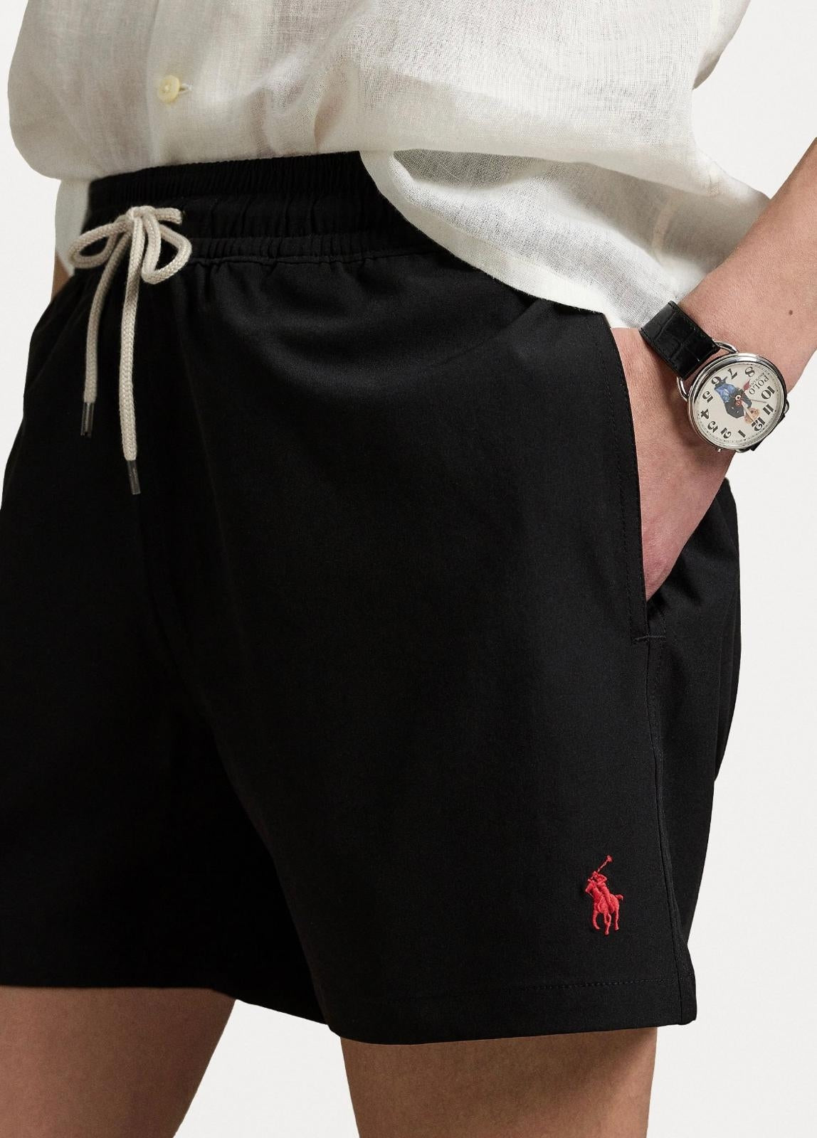 Boxer mare Polo Ralph Lauren basic con ricamo uomo
