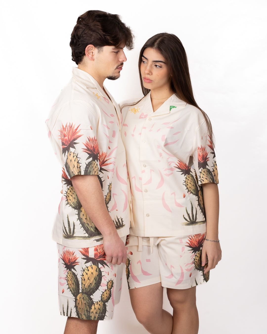 Camicia Barrow "Bad Vibes, Good Times"