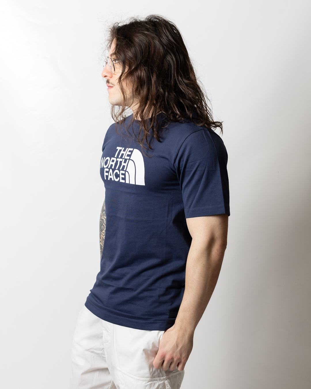 T-Shirt The North Face regular maxi logo uomo