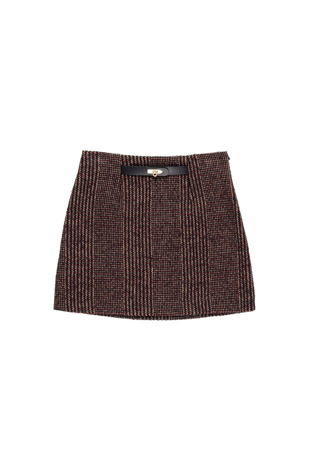 Gonna Nenette in misto lana donna