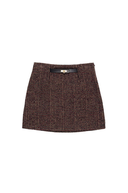 Gonna Nenette in misto lana donna