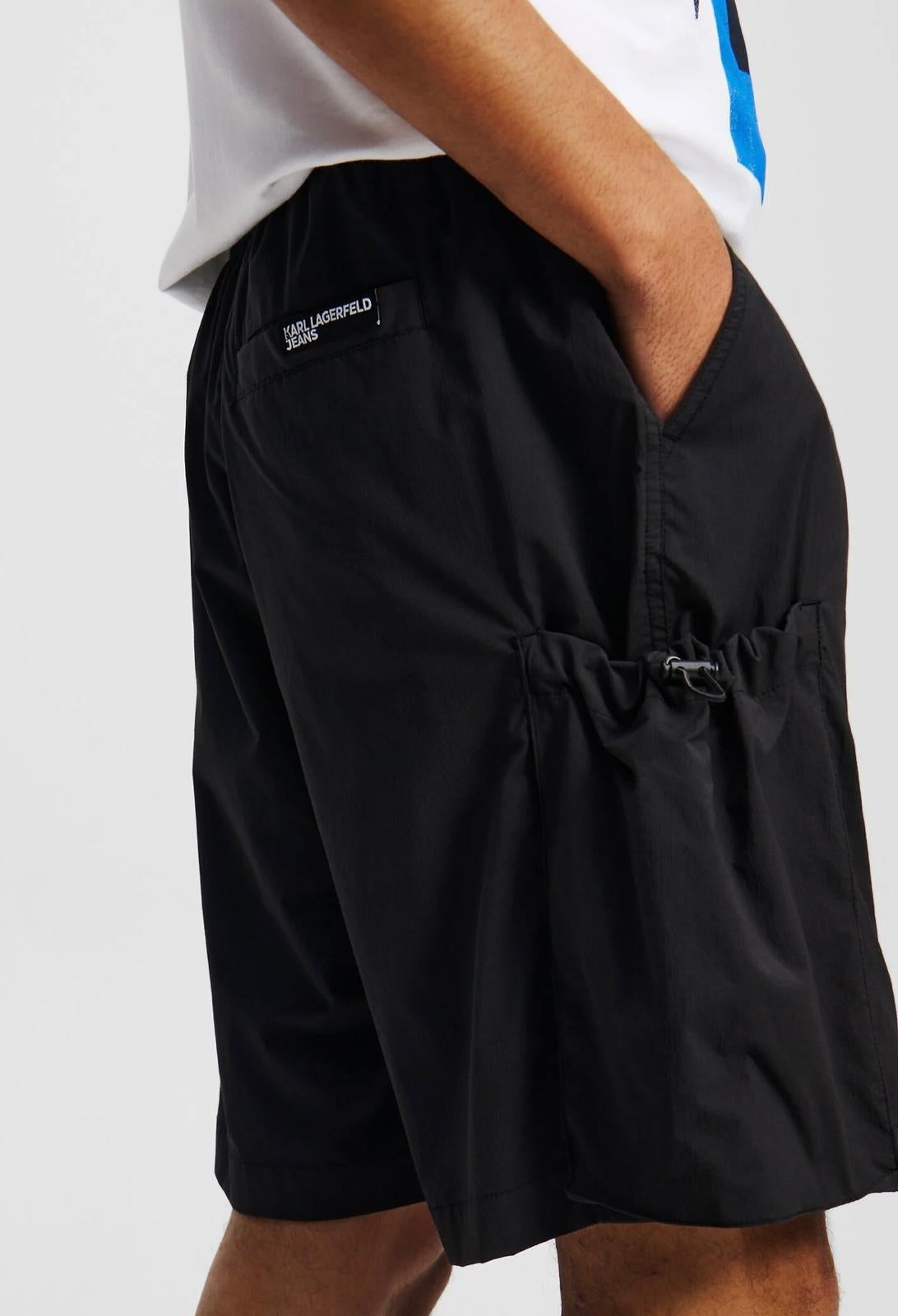 Bermuda Karl Lagerfeld Jeans cargo in nylon uomo