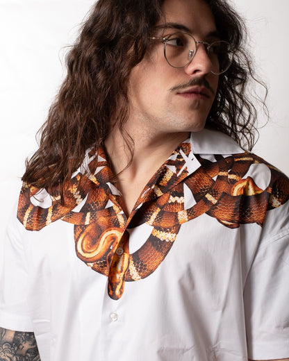 Camicia Marcelo Burlon "Iconic Snake" uomo