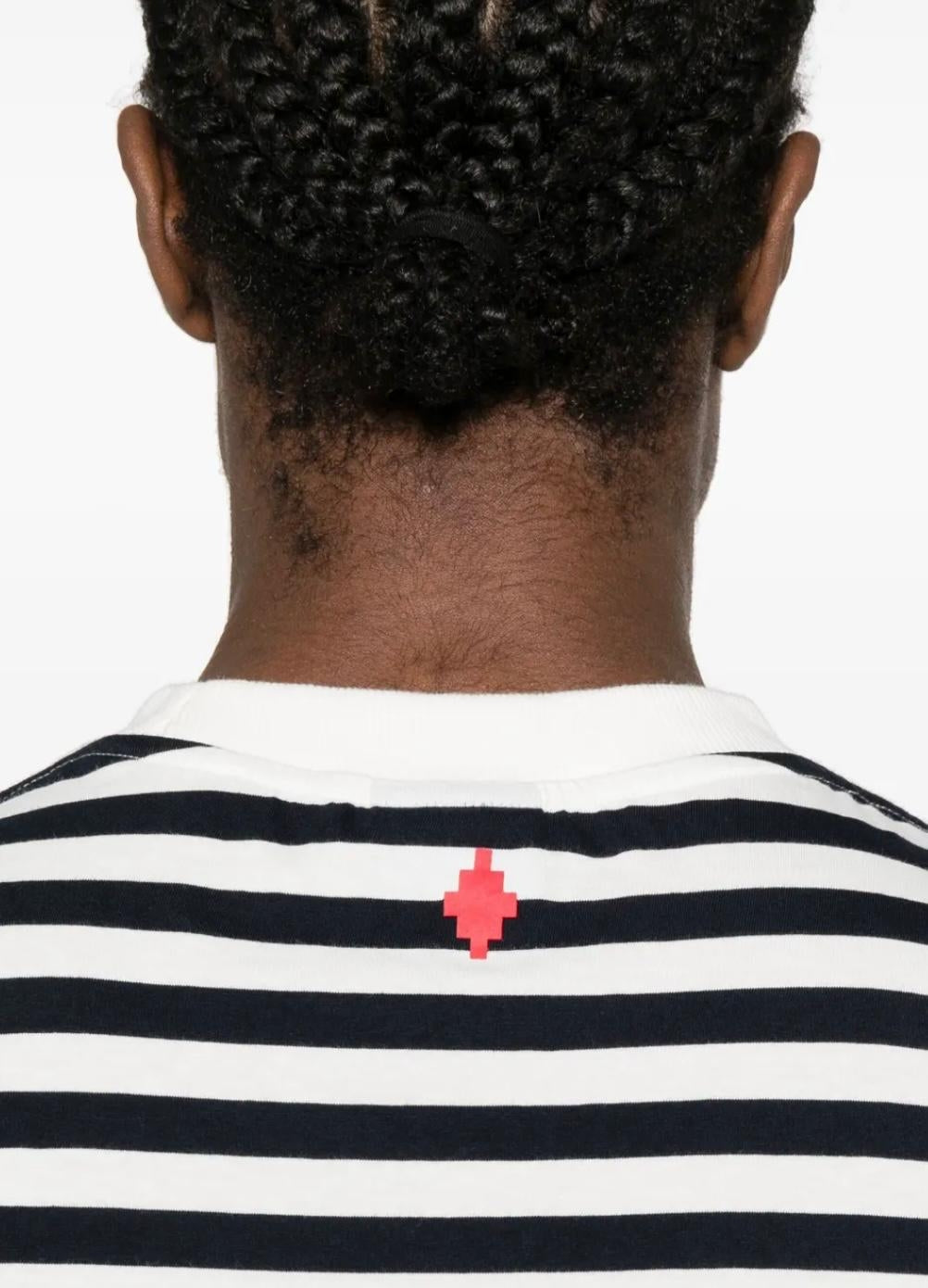 T-Shirt Marcelo Burlon "Headletter Stripe" uomo