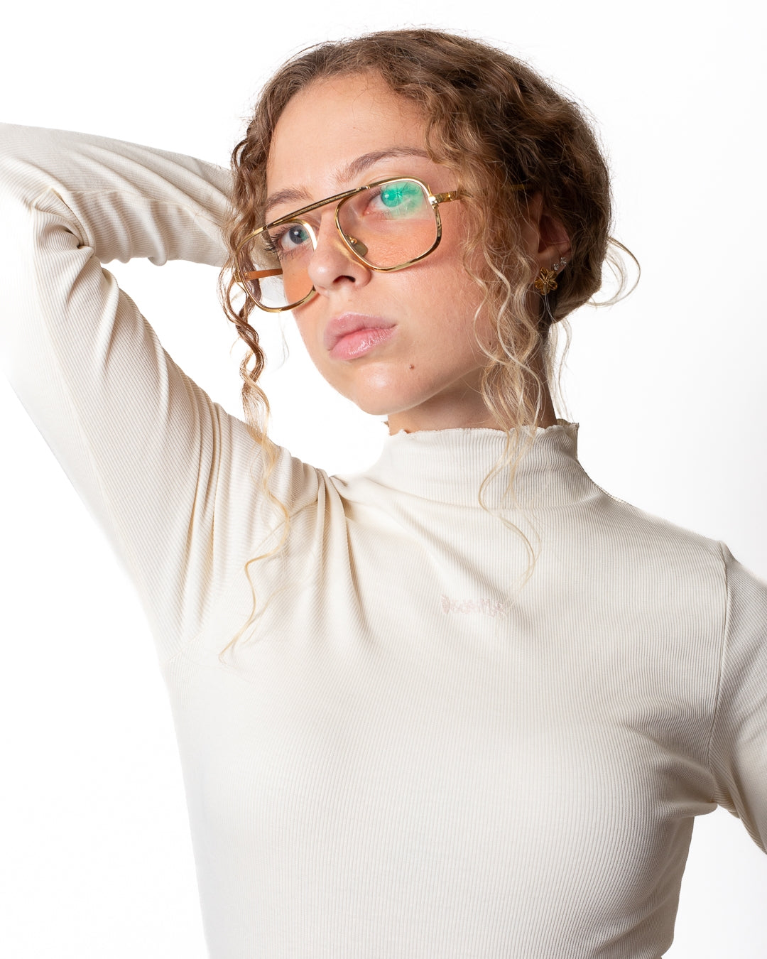 Body Disclaimer in costina con logo donna