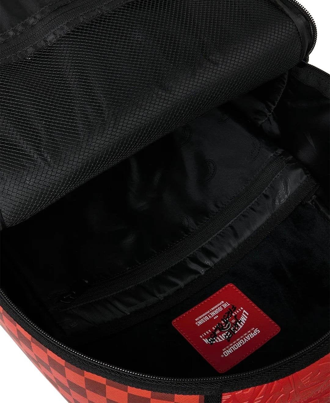 Zaino Sprayground rosso JAMES FIRST CLASS RED BACKPACK