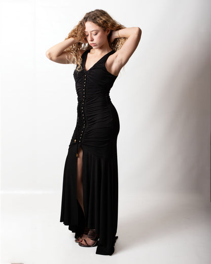 Abito Just Cavalli in organzino stretch donna