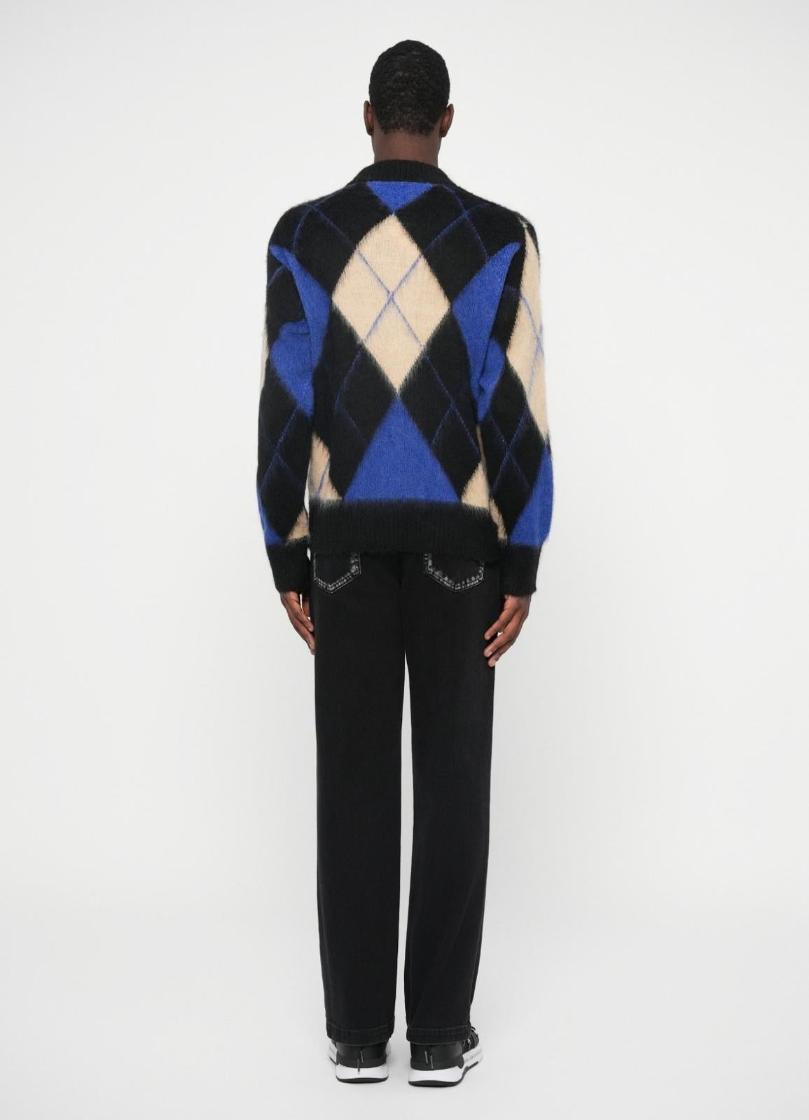 Maglia Versace Jeans Couture girocollo "Argyle" uomo