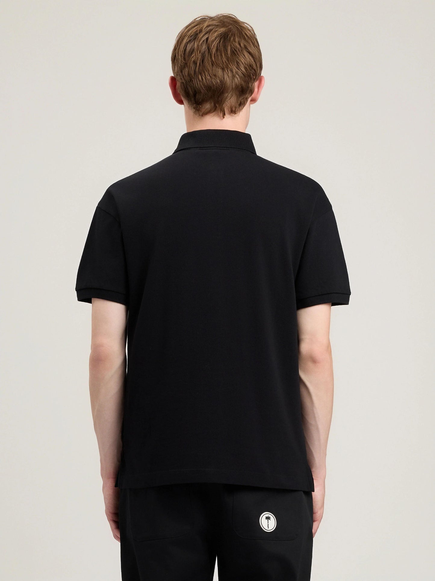 Polo Palm Angels "Curved Logo" uomo