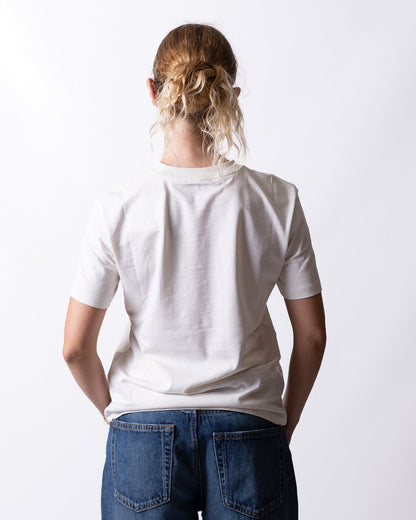 T-Shirt Calvin Klein girocollo "Embroidery Logo" donna