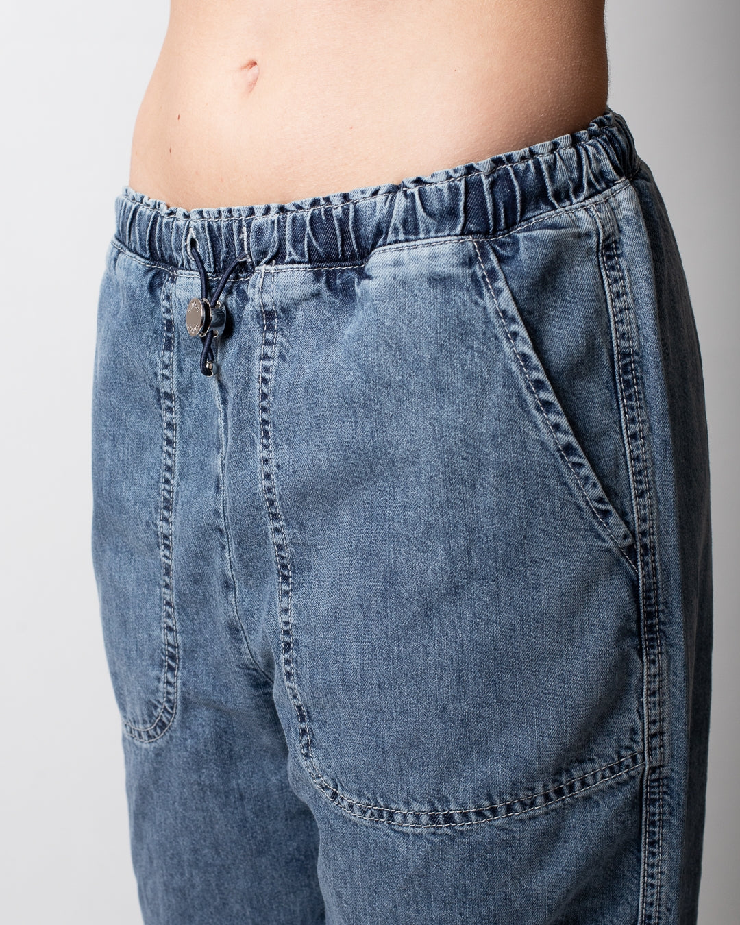 Pantalone Moschino Jeans cargo con coulisse donna