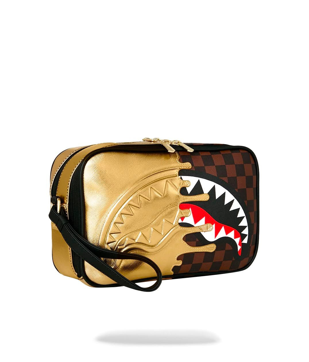 Pochette e beauty Sprayground SHARKS IN PARIS GOLD DRIP TOILETRY BRICK